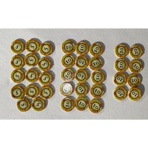 2016 Clue Harry Potter New Replacement 37 House Point Tokens Set Game Parts